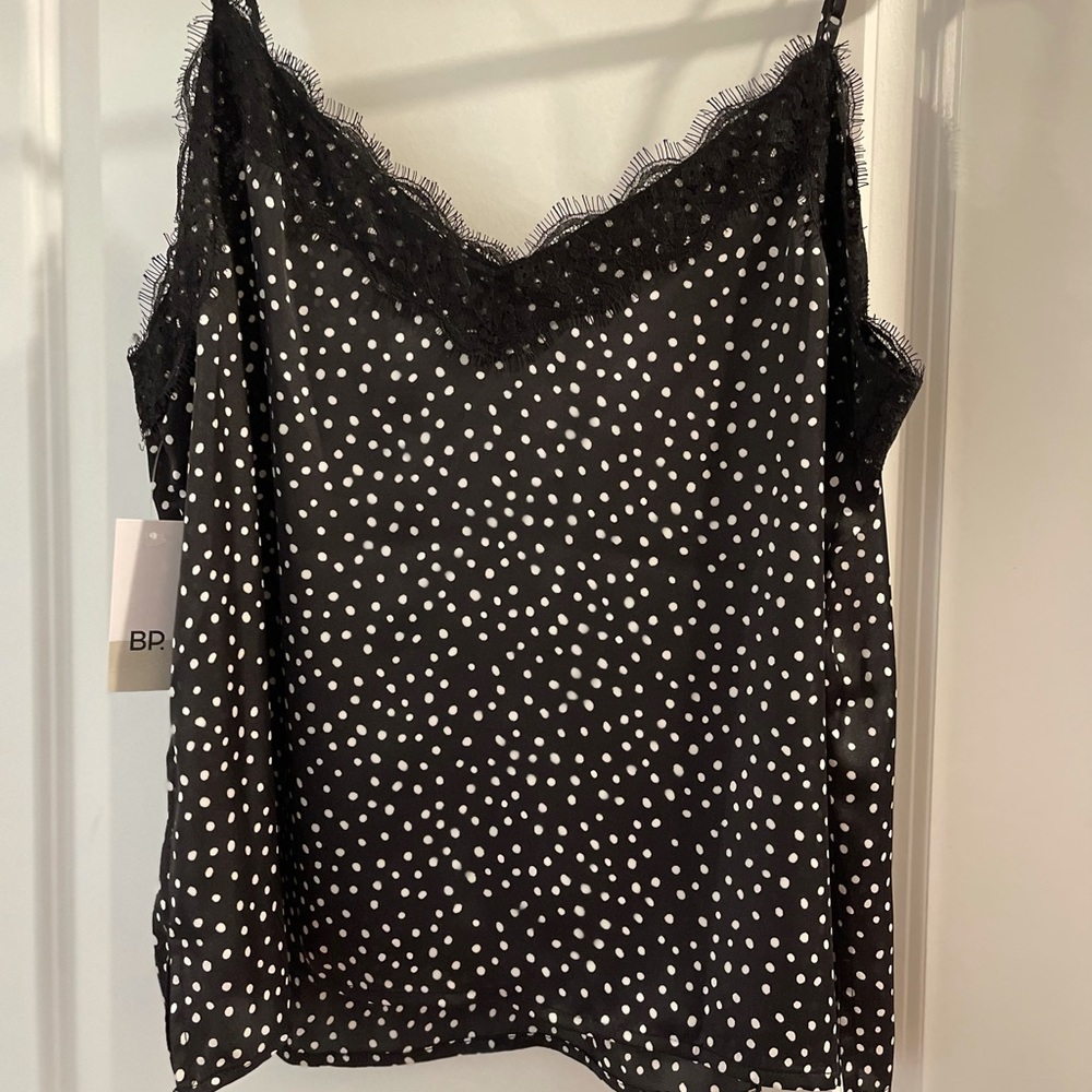 BP Lace Trim Swing Cami, XL